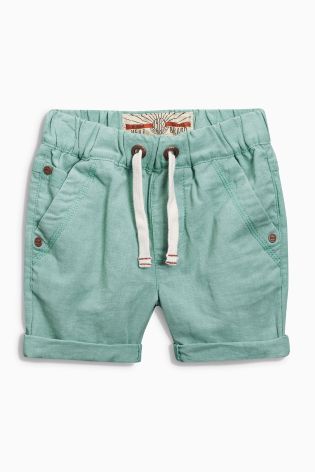 Blue/Green Pull On Shorts Two Pack (3mths-6yrs)